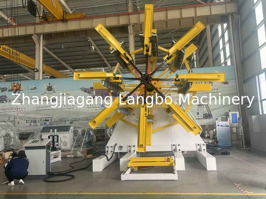 Pipe Coiler with Strapping Machine for PE Large Diameter Pipe Extrusion Machine