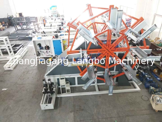 Pipe Coiler with Strapping Machine for PE Large Diameter Pipe Extrusion Machine