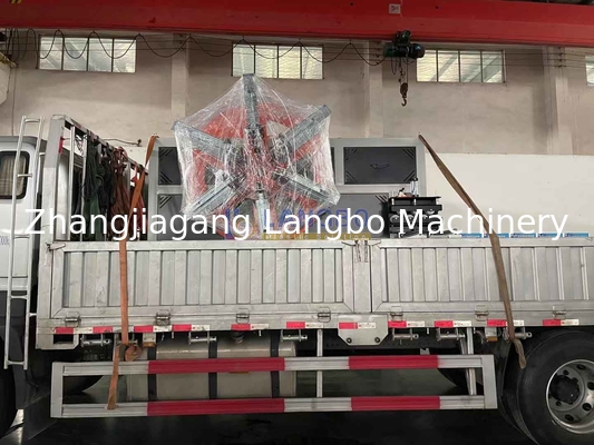 Pipe Coiler with Strapping Machine for PE Large Diameter Pipe Extrusion Machine