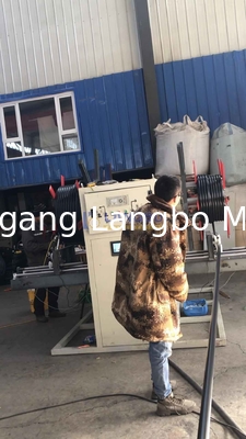 Pipe Coiler with Strapping Machine for PE Large Diameter Pipe Extrusion Machine