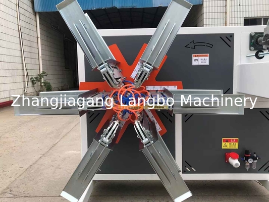 16-32mm Plastic Pipe Coiler with Wrapping Machine for PE Corrugated Pipe