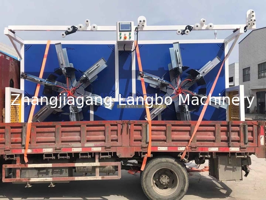50-160 mm Plastic Pipe Coiler with Strapping Machine for PE Corrugated Pipe