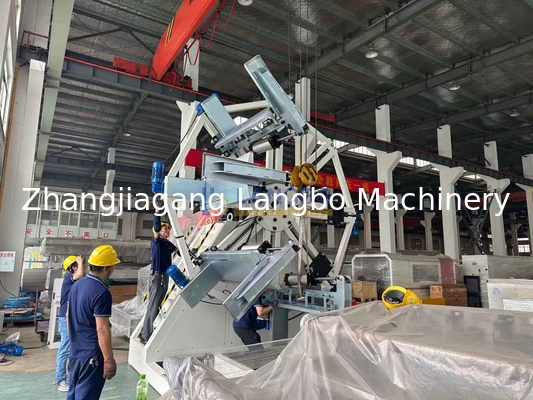 Double Station Large Diameter PE Irrigation Pipe Coiler