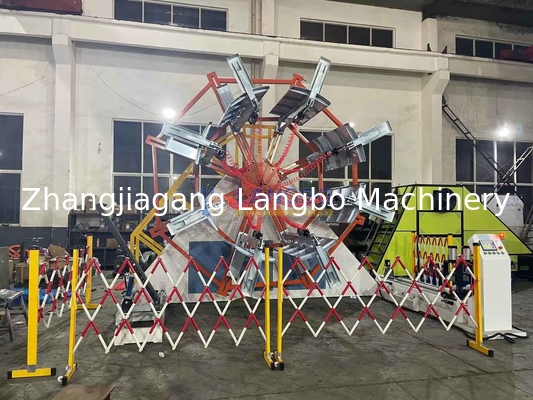 HDPE Pipe Coiler Machine For Processing Pipes 1600-3200mm Coiling Range