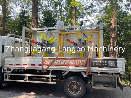 16-63mm HDPE / Pert / LDPE Coiler Full-Automatic Double Disk Plastic Winder Machine for Coiling Range 1600-3200mm