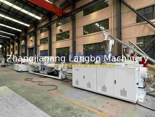 New Global Hot Sale Twin Screw Extruder for PP PE Plastic and PVC Pipe Making Machine