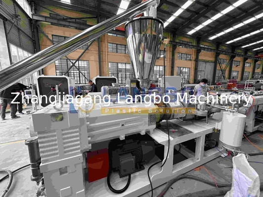 New Global Hot Sale Twin Screw Extruder for PP PE Plastic and PVC Pipe Making Machine