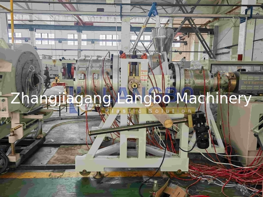 Plastic Water Supply Rigid Pipe Making Extruder Machine for PE PPR PVC
