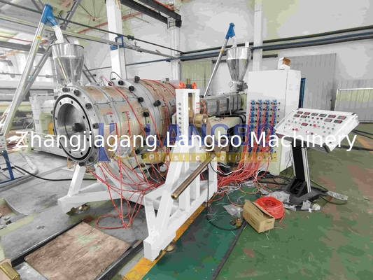 Plastic Water Supply Rigid Pipe Making Extruder Machine for PE PPR PVC