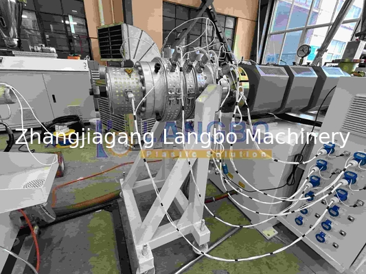 Plastic Pipe Extrusion Production Machine Conical Twin Screw for PVC HDPE PPR Drainage Water Sewage Electric Conduit Hose Tube