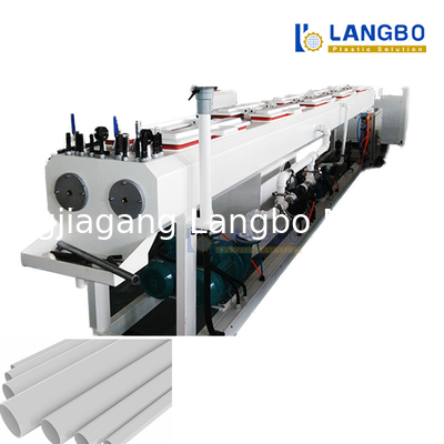 Plastic Pipe Extrusion Production Machine Conical Twin Screw for PVC HDPE PPR Drainage Water Sewage Electric Conduit Hose Tube
