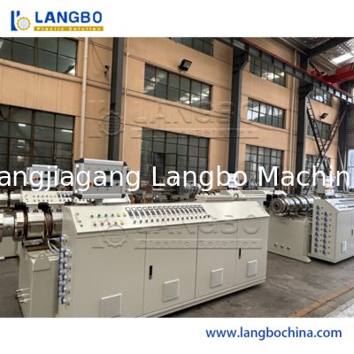 Chinese Manufacturer HDPE LDPE PE PVC Pipe Plastic Extrusion Making Machine Good Price