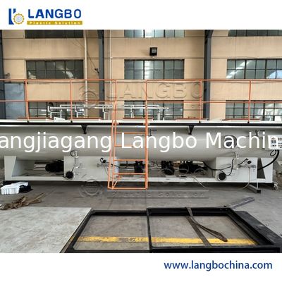 PLC Control PVC Conduit Plastic Pipe Extruder , Plastic Pipe Making Machines
