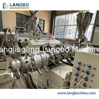 PLC control PVC Pipe Production Line high output and productivity