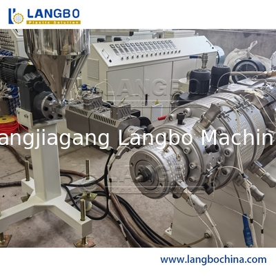 PVC Plastic Pipe Manufacturing Machine Capacity 300kg / PVC Tube