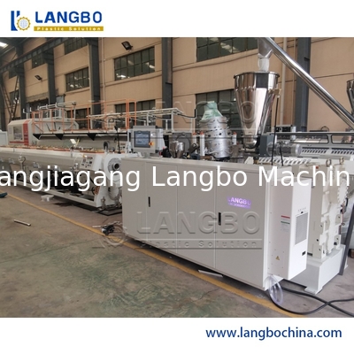 UPVC / PVC Pipe Extrusion Line Full Automatic Plastic Pipe Production Line