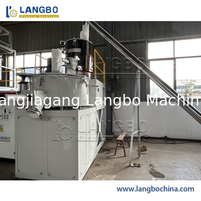 Hot Cold High Speed Turbo Mixer – plastic WPC PVC powder resin suitable for panels and trunking boards