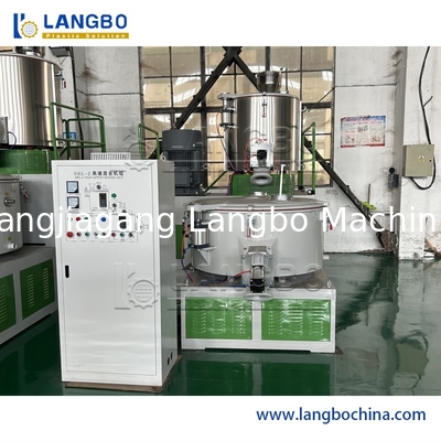 PVC Plastic Powder Cooling & Hot Mixing Machine / Plastic Mixing Machinery