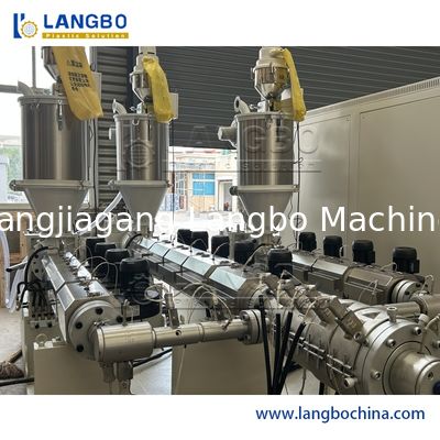16 to 1600mm High Speed Plastic HDPE PPR Water Supply Drainage Irrigation Pipe Gas Hose Electrical Conduit Duct Making Machine Extrusion Line