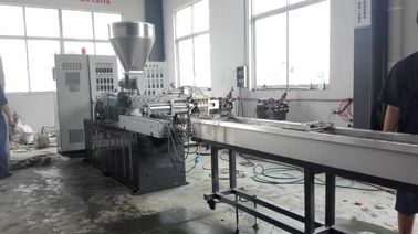 Fiber Enhancing Soft Gridding Plastic Pipe Production Machine , Pvc Twin Screw Extruder