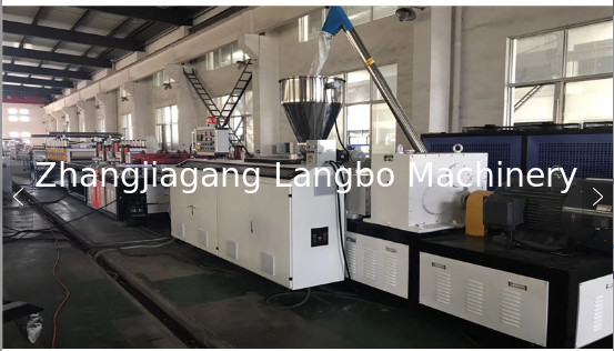 Conical Double Extruder PVC Foam Board Extrusion Line , PVC Foam Board Making Machine