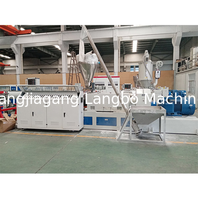 Conical Double Extruder PVC Foam Board Extrusion Line , PVC Foam Board Making Machine