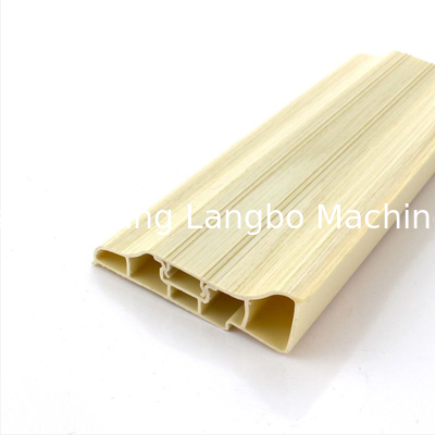 Conical Double Twin Screw Plastic Baseboard Extrusion PVC Skirting Profiles Extruder Production Line Making Machine