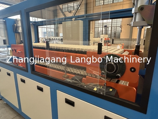 Conical Double Twin Screw Plastic Baseboard Extrusion PVC Skirting Profiles Extruder Production Line Making Machine