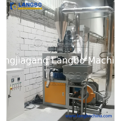 PVC Plastic Grinding Pulverizer Machine For Wasted Plastic Wasted Pipe Or Profile Powder Production