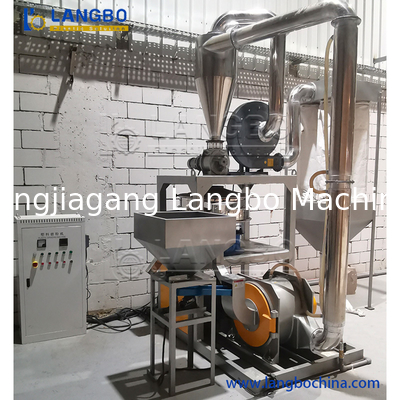500-1000KG/HR Capacity Wasted Plastic Pulverizer Machine For Recycling Wasted Pipe Or Profile