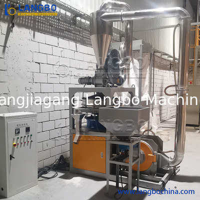 Waste Plastic PE PP EVA Pellets Scraps PVC Flakes Milling Pulverizer Machine