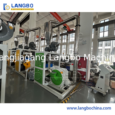 37kw Motor Power Wasted Plastic High Speed Pulverizer For Wasted Pipe Or Profile