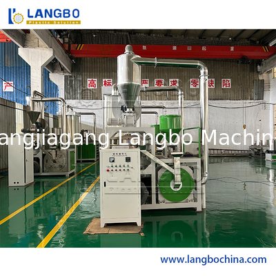 HDPE LDPE Scrape Pellet Grinding Machine PVC Pipe Recycling Pulverizer Machinery