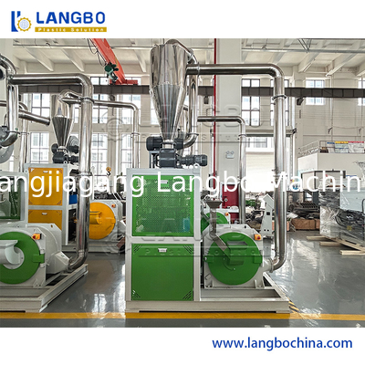 PP PE PVC Scrap Grinder Waste Plastic Pulverizer Machine
