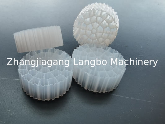 High Speed Plastic HDPE Mbbr Filter Media Carrier Extrusion Making Machine