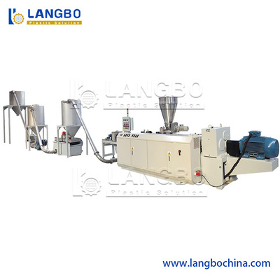 Twin Screw Extruder PVC Compounding Plant Granulating Machine Plastic Industrial Machinery