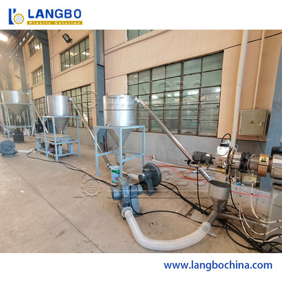 Twin Screw Extruder PVC Compounding Plant Granulating Machine Plastic Industrial Machinery