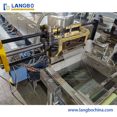 Recycled Pellets PVC Plastic Extruder Granulating Machine Production Line