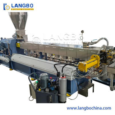 Recycled Pellets PVC Plastic Extruder Granulating Machine Production Line