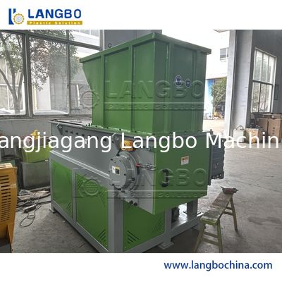 Waste PP PE Big Film Bags Single Shaft Plastic Shredders Machine