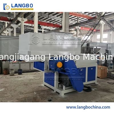 Pet Bottles Plastic PP PE Film Metal Crusher Paper Wood Plastic Machine Recycling Machinery Single Shaft Shredder
