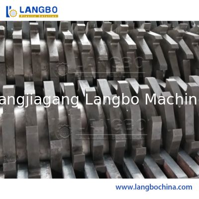 Pet Bottles Plastic PP PE Film Metal Crusher Paper Wood Plastic Machine Recycling Machinery Single Shaft Shredder