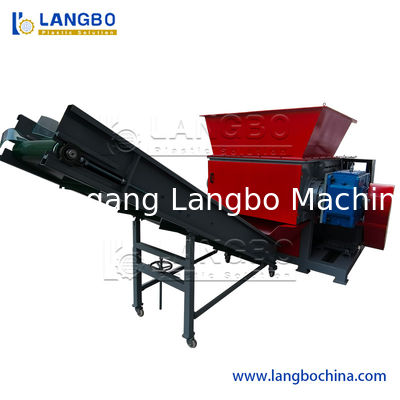 Single Shaft Plastic PE, PP, BOPP Film Shredder Machine