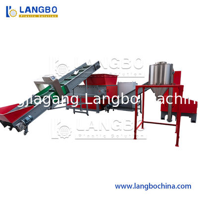 Single Shaft Plastic PE, PP, BOPP Film Shredder Machine