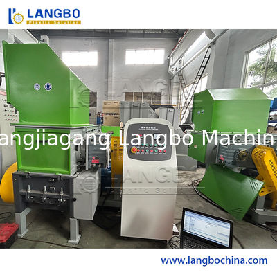 300-1000kg/H Automatic Industrial Single Shaft Waste Scrap Metal Wood Pallet Plastic PP/PE/HDPE/LDPE/PVC Pipe Shredder Machine