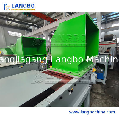 Powerful Horizontal Plastic Shredder Machine for PVC PE Corrugated Pipes Tubes Trays Pallets Pet PVC PC EVA ABS Daily Materials Crushing Shredding