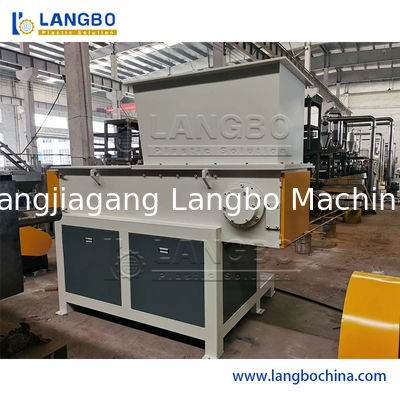 HDPE Plastic Pipe, PVC Lump, Purge, Plate, Wood Pallet Shredder Crusher Recycling Machine
