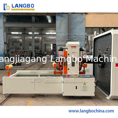 Single Screw Extruder Pipe Machinery PE HDPE Pipe Extrusion Production Line