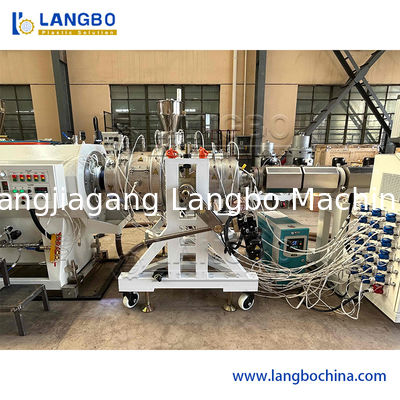 Advanced Full Automatic PVC PE Plastic Hose Tube Making Machinery Eqiupment With PLC Touch Screen Control