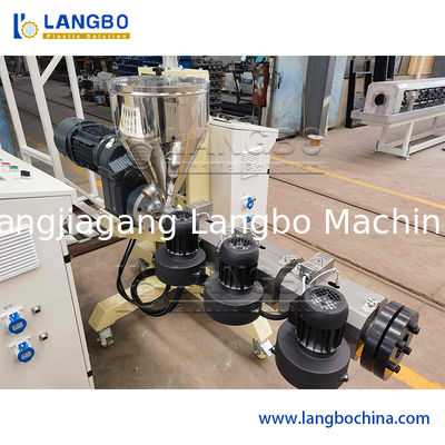 Plastic PE HDPE PPR Water Gas Oil Supply Pipe Tube Extrusion Production Line Single Screw Extruder Making Machine